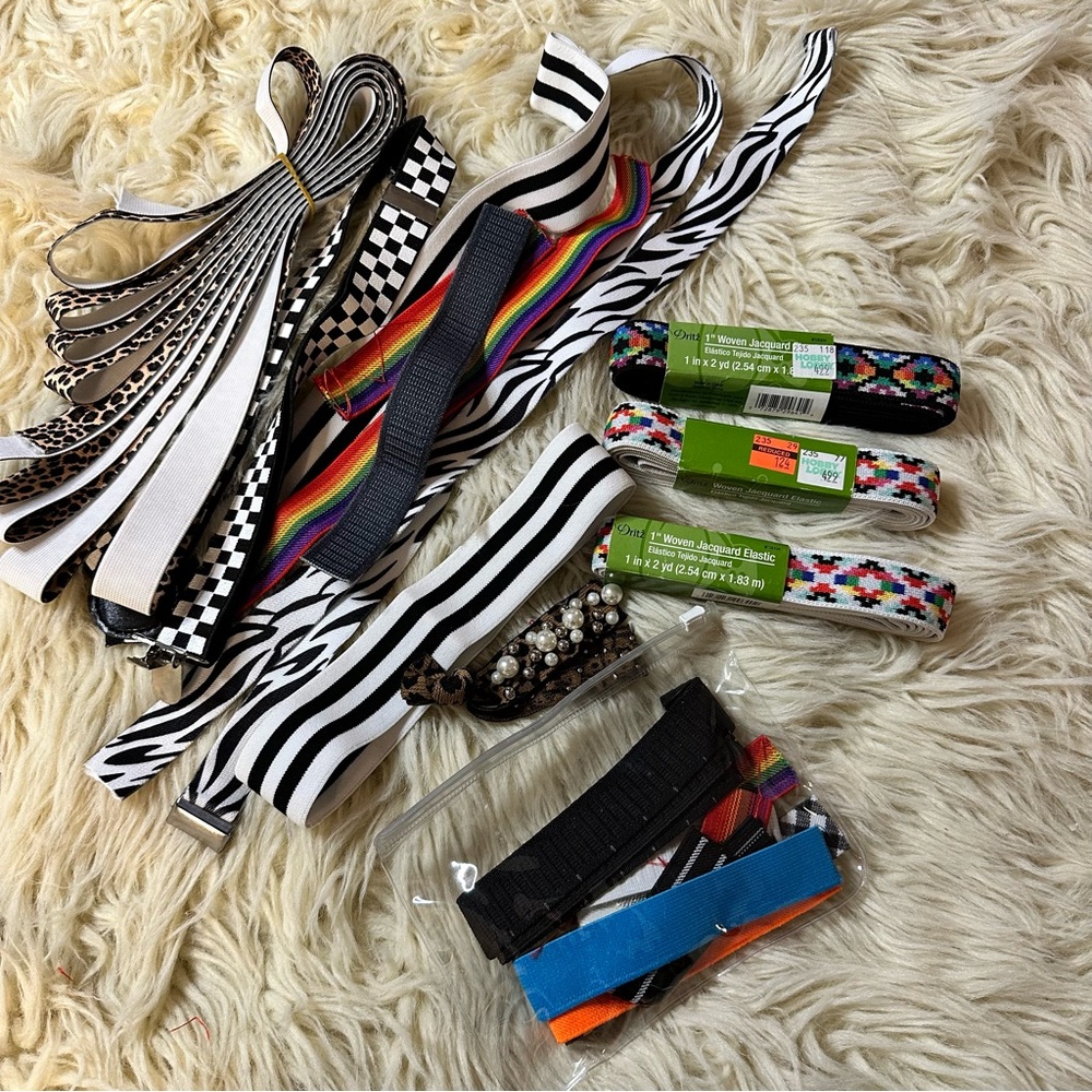Huge 1” elastic band bundle - crafters bundle